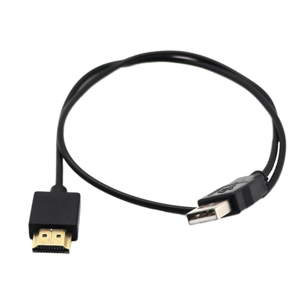 Qty 3 USB to HDMI Video Cable Adapter Converter for PC Laptop HDTV LCD 0.5m