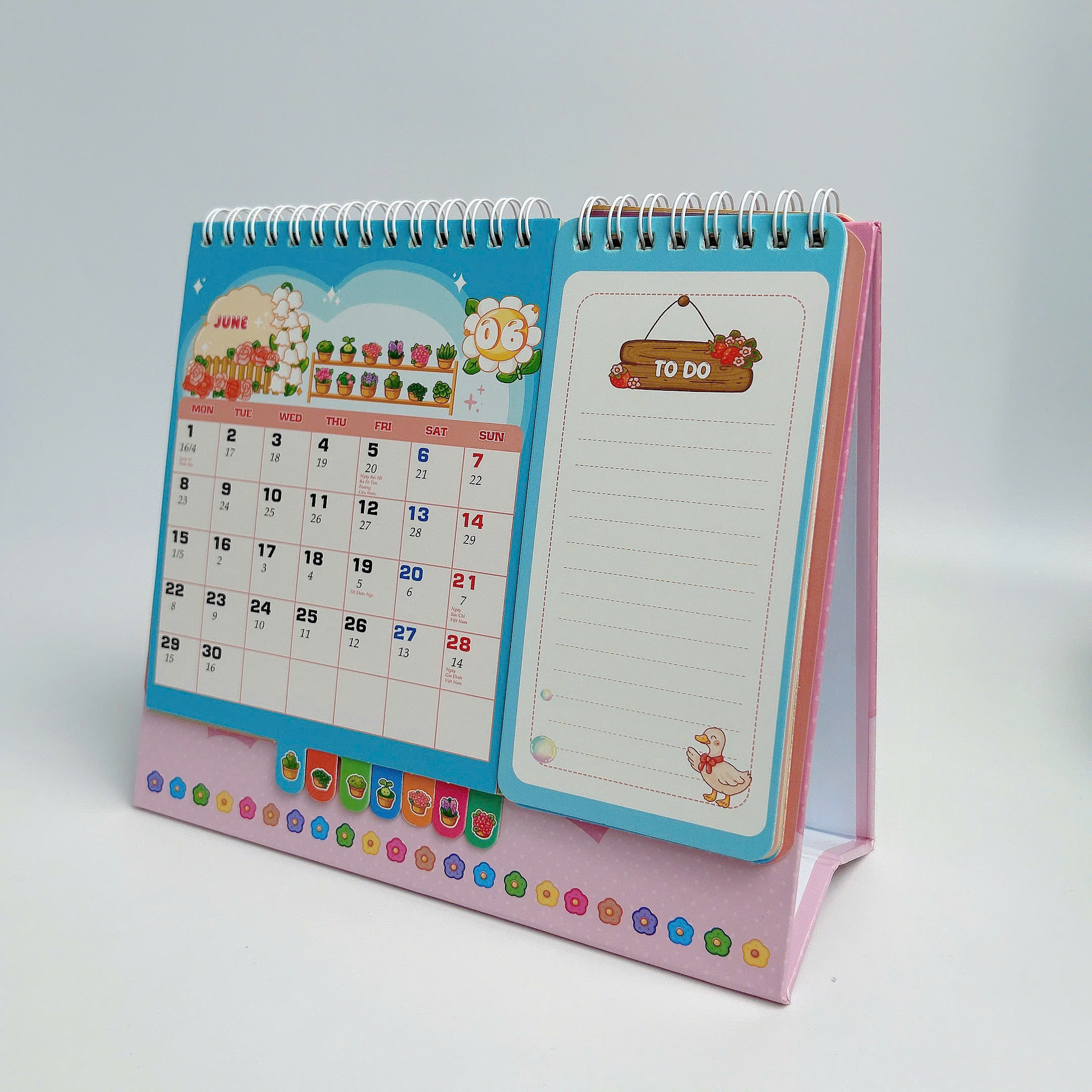 Lịch Để Bàn 2026 Tô Màu - The Garden Of Time - Tặng Sticker Trang Trí - ABBOOKS