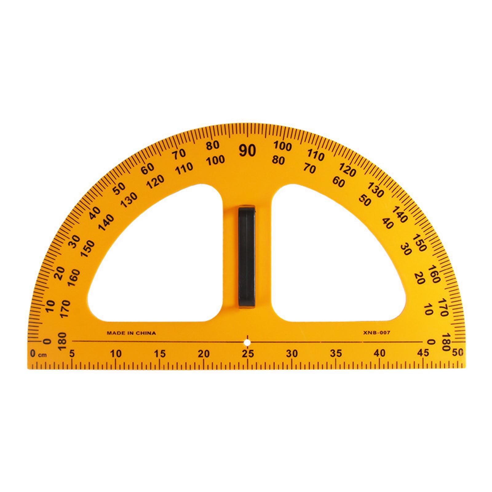 Math Geometry Ruler Large Number for School Classroom 4 Pieces