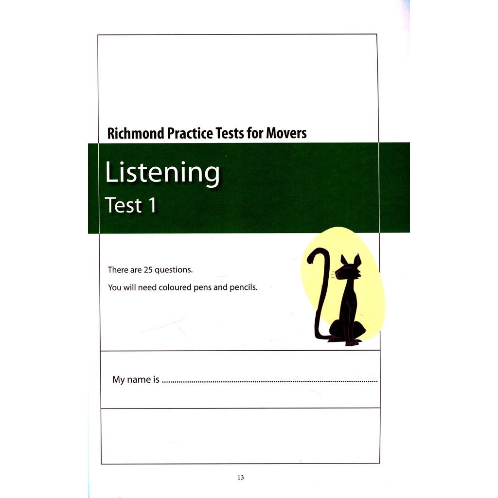 Richmond Practice Tests Movers - Bản Quyền