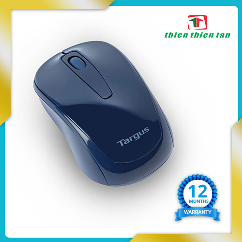 Chuột không dây Targus Wireless Optical Mouse Blue (AMW60003AP-52) - Hàng chính hãng