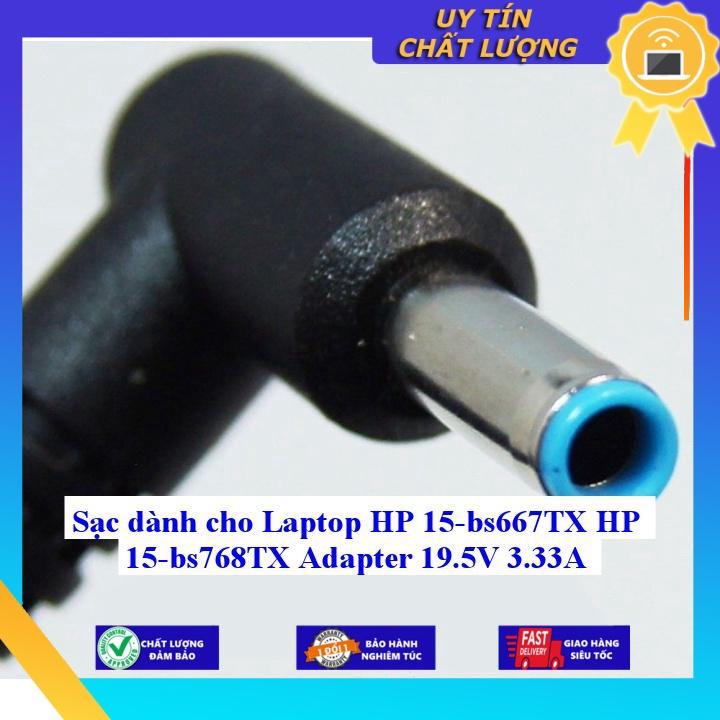 Sạc dùng cho Laptop HP 15-bs667TX HP 15-bs768TX Adapter 19.5V 3.33A 0 - Hàng Nhập Khẩu New Seal