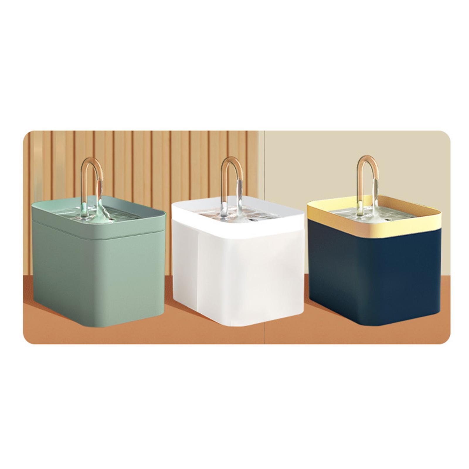 Automatic Water Fountain, Pet Cat Water Dispenser Silent USB Drinking Water Bowl