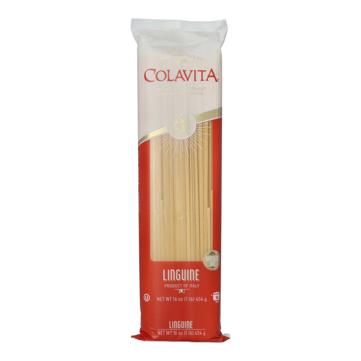 Mì Sợi Dẹt Nhập Khẩu Ý Colavita Linguine Pasta Bronze Die Cut