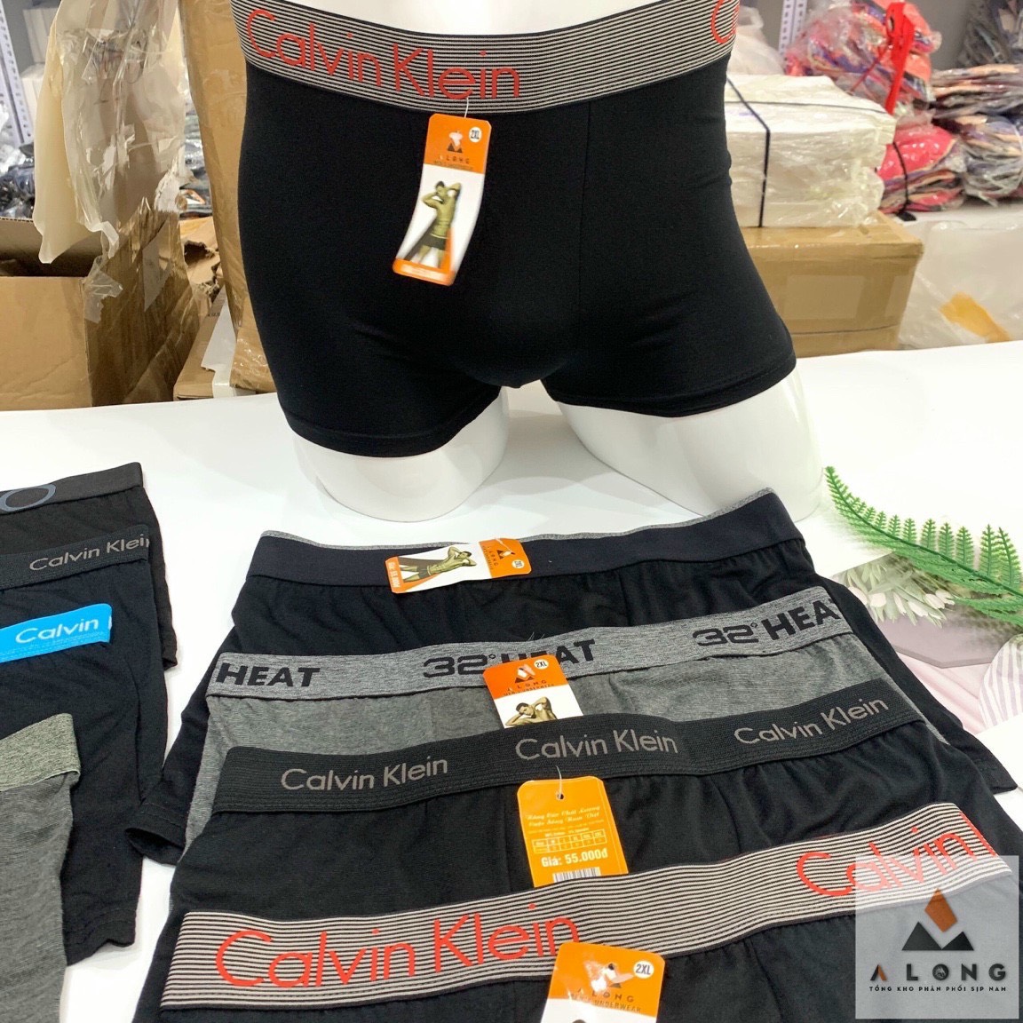 Quần đùi cotton dành cho nam - MÀU NGẪU NHIÊN - XXL (61kg - 70kg)