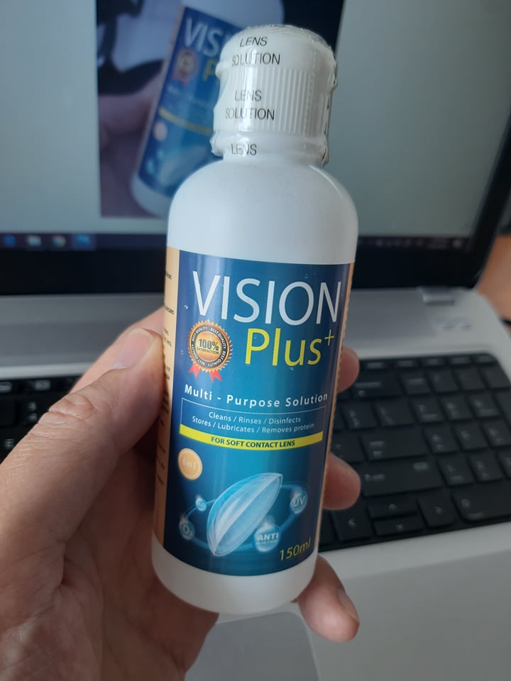 Dung Dịch Ngâm Kính Áp Tròng Vision Plus + ( Nước Ngâm Lens )
