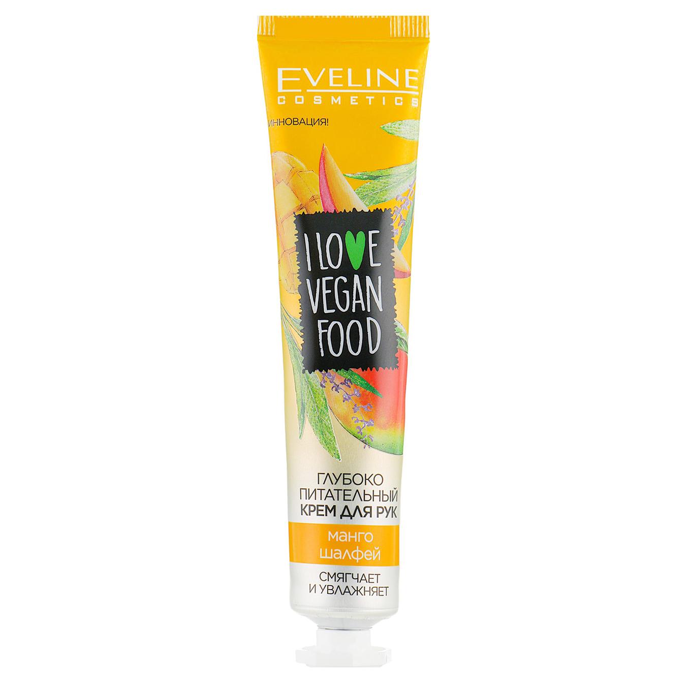 Kem dưỡng da tay I Love Vegan Food hương xoài Eveline - Tuýp 50ml