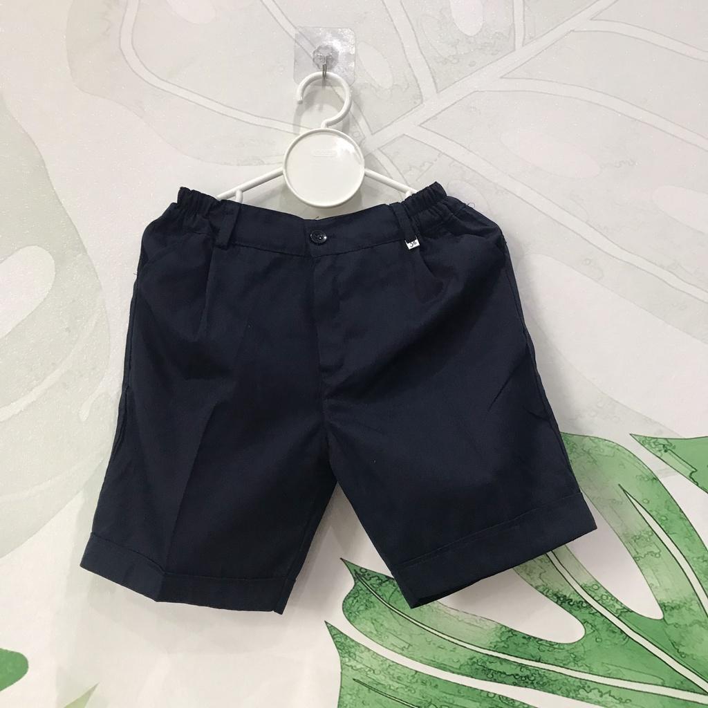 Quần đùi học sinh kaki dáng lửng 20-35kg XHN1034