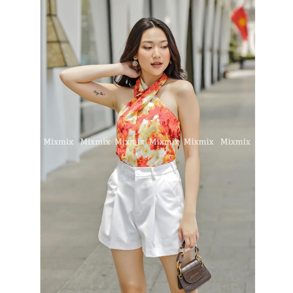 Áo cổ yếm Mia - Hàng thiết kế Mixmix - Shop tự chụp