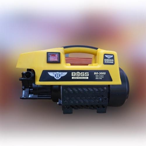 Máy rửa xe cao áp BOSS, loại lõi đồng, công suất 3000w, dây rửa 15m, tặng kèm bình xà phòng