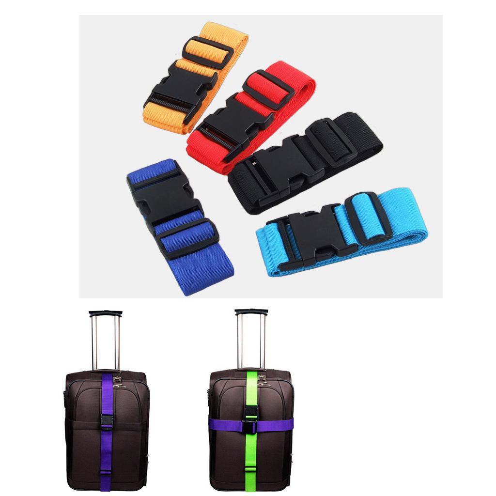 2 Pieces Luggage Straps Suitcase Belts Travel Bag Accessories