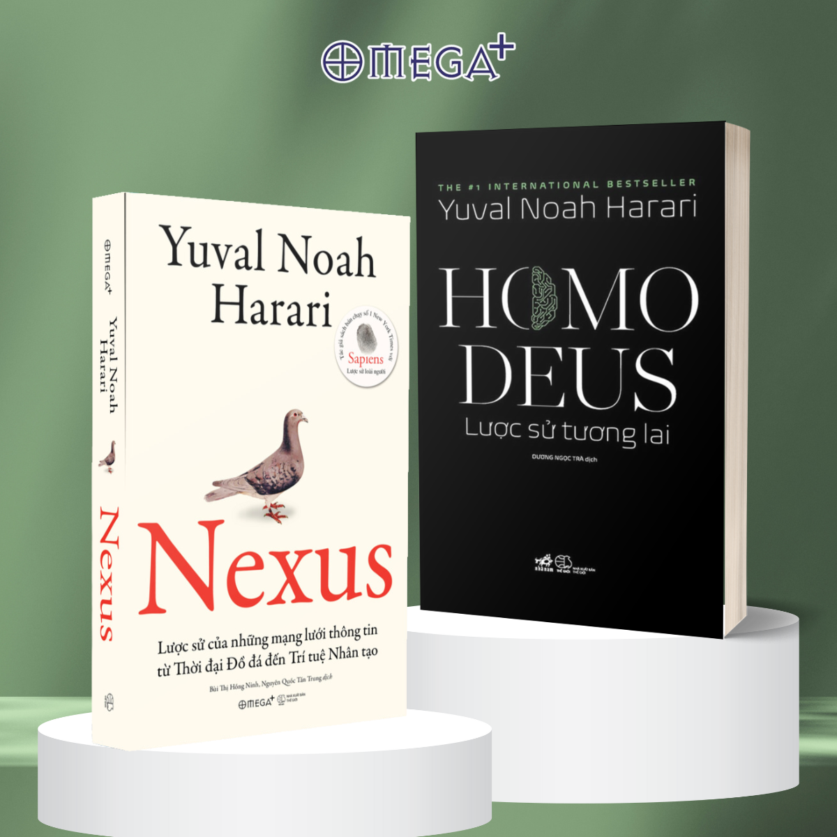 Combo Sách Yuval Noah Harari: Nexus - Lược Sử Của Những Mạng Lưới Thông Tin Từ Thời Đại Đồ Đá Đến Trí Tuệ Nhân Tạo + Homo Deus - Lược Sử Tương Lai