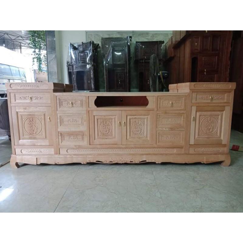 Kệ Ti Vi 2m Trở Lên Làm Bằng Gỗ Sồi Nga
