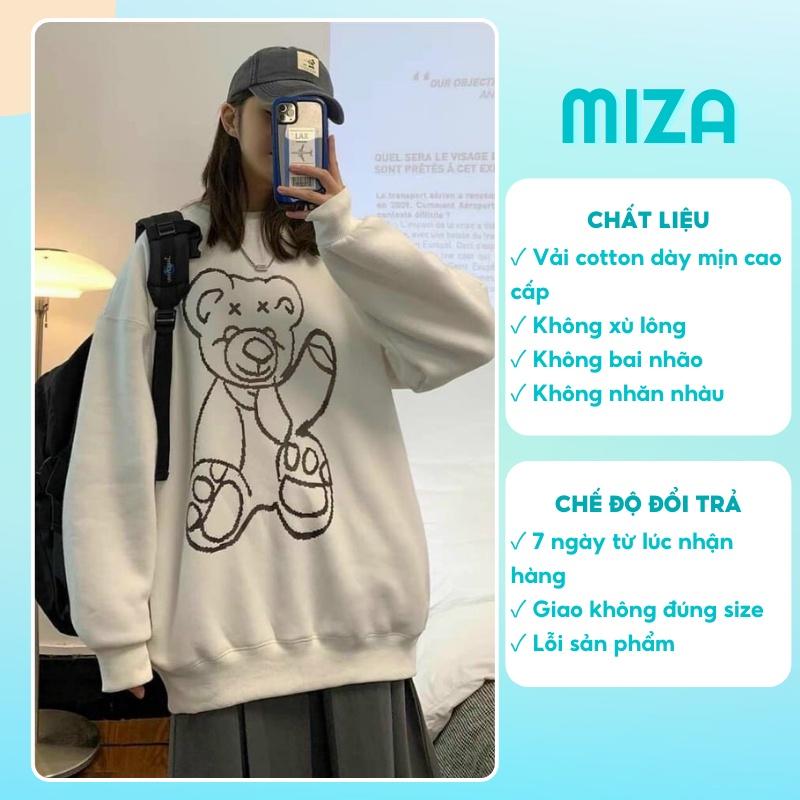 Áo khoác sweater nam nữ unisex form rộng đôi nỉ ngoại local brand đẹp cặp đôi ulzzang hàn quốc oversize dày mịn zip GẤU