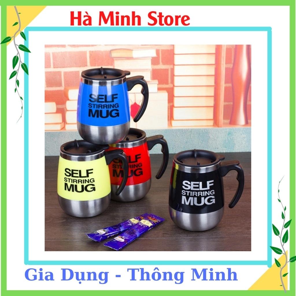 Cốc Cafe Tự Khuấy, Giữ Nhiệt, Giúp Đánh Tan Đường Sữa Các Loại Đồ Uống Tự Động Nhanh Chóng Tiện Lợi - Gia Dụng Hà Minh