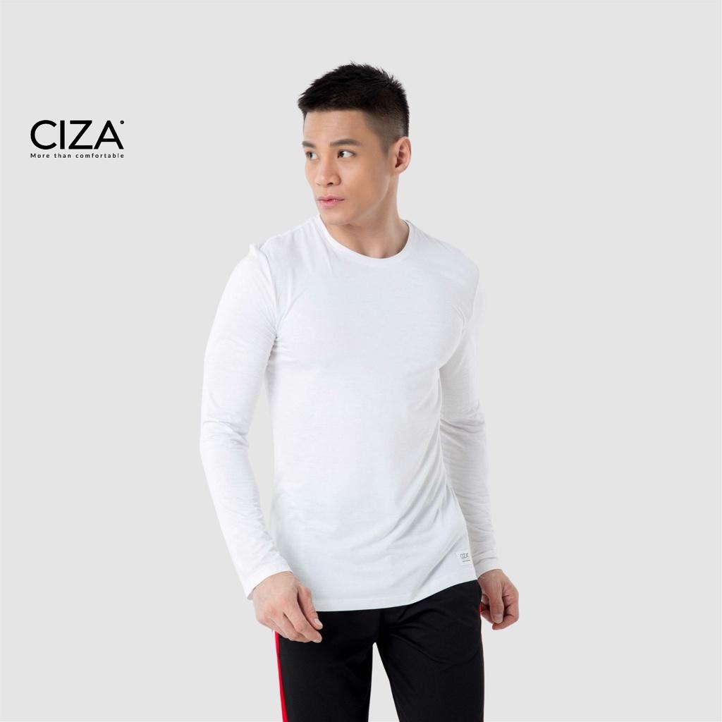 Áo giữ nhiệt body nam CIZA cao cấp thể thao vải heattech cổ tròn giữ ấm công nghệ Nhật Bản size S M L XL ATNS17