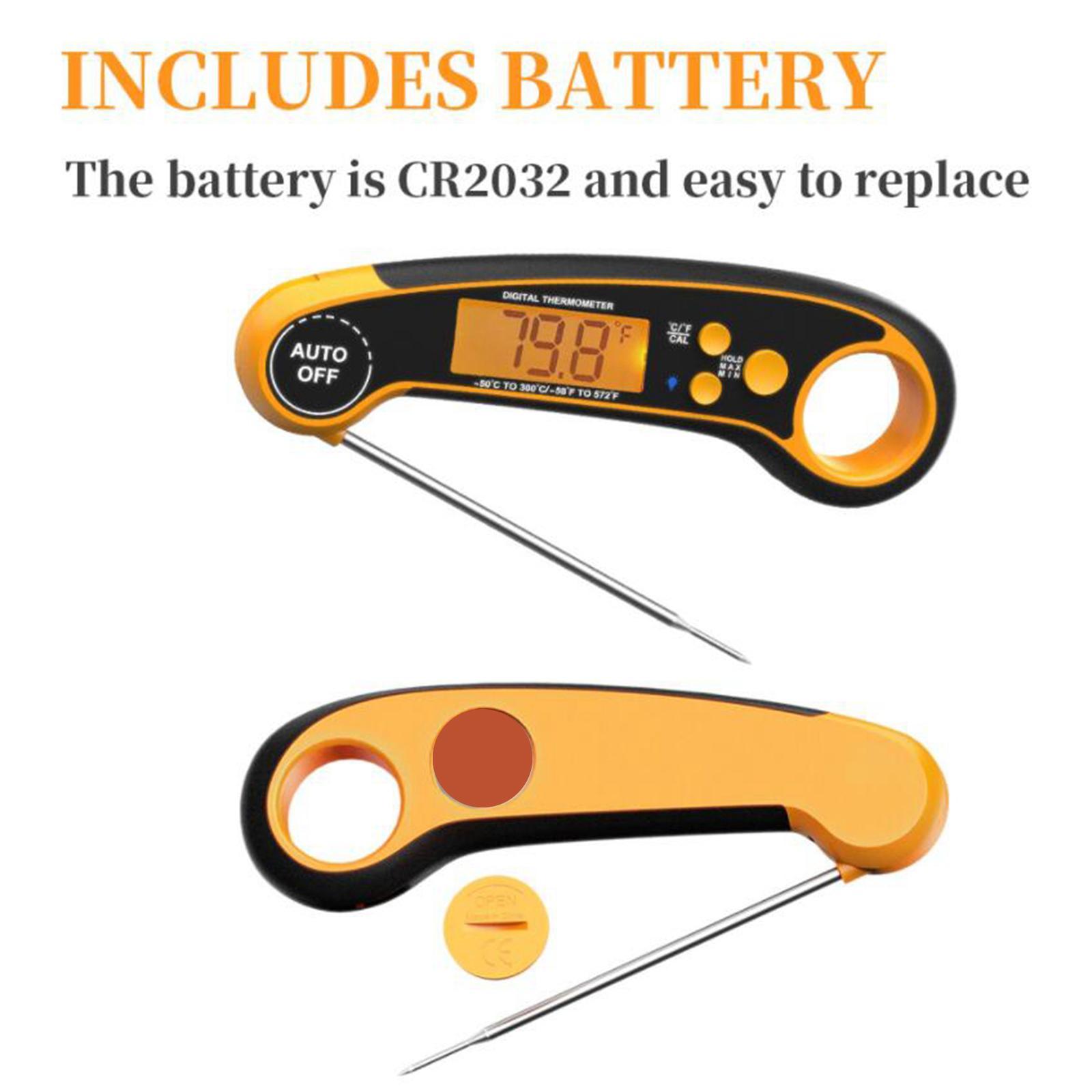 Waterproof Digital Instant Read Meat Thermometer & Folding Probe