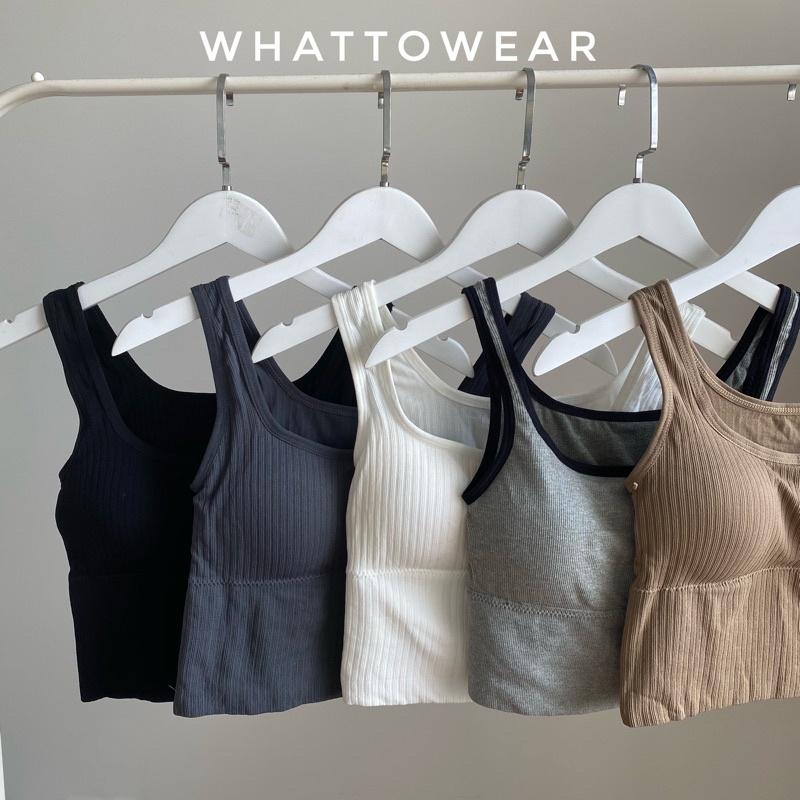 Áo sport bra ba lỗ có sẵn mút dày