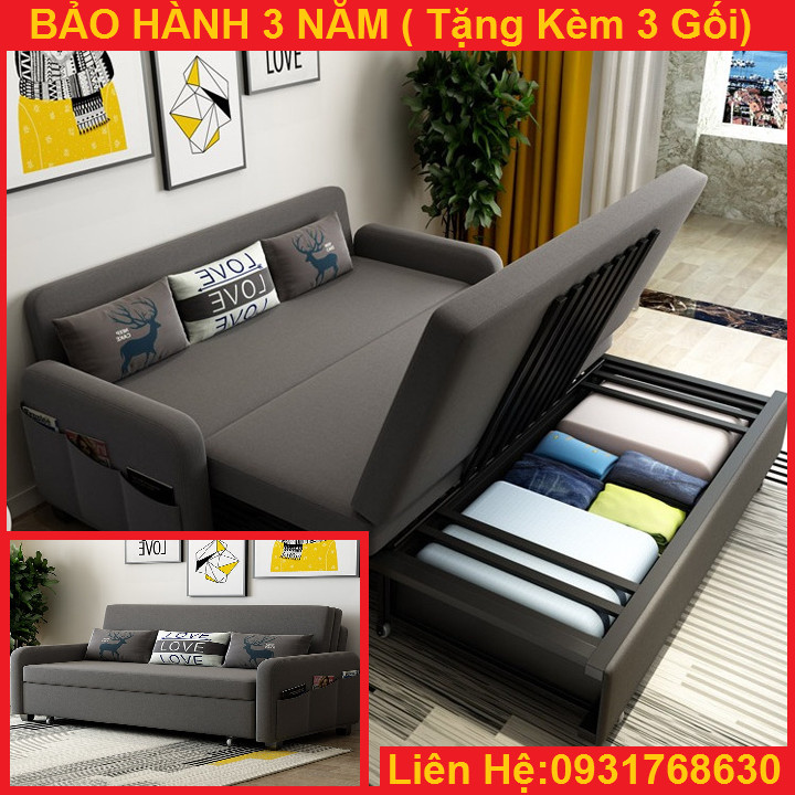 Giường Sofa Thông Minh Cao Cấp, Giường Sofa Gấp Gọn Thành Ghế , Sofa Beat ( Tặng Kèm 2 Gối Cao Cấp) Giường Sofa Cao Cấp, Giường Sofa Beat Thông Minh, Giường Sofa Đa Chức Năng( Giao Màu Ngẫu Nhiên)