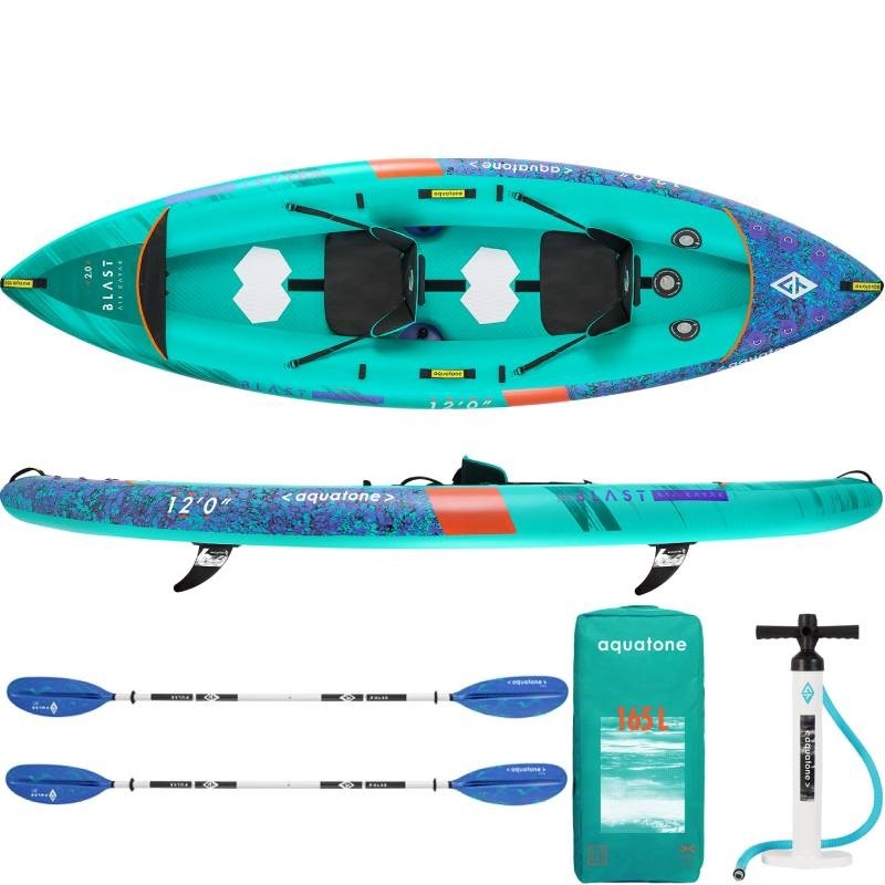 Thuyền Kayak hơi Aquatone Blast 12'0" 2 người TK-200