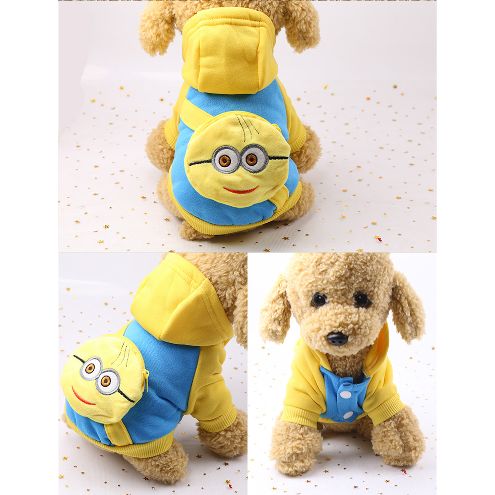 Áo hoodie cho chó mèo ( màu và mẫu giao ngẫu nhiên thay đổi theo từng đợt nhập hàng )