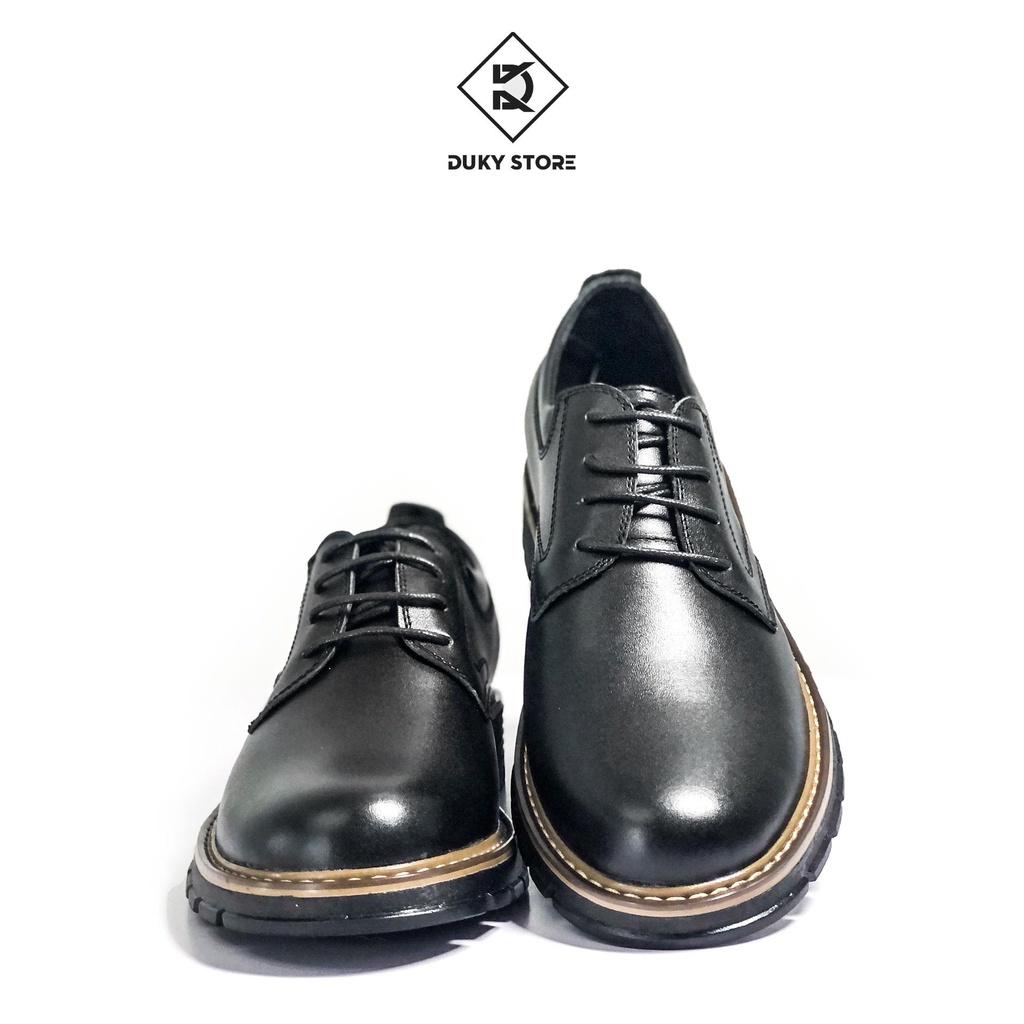 Giày Derby viền vàng sang trọng mẫu mới hàng có sẵn - Duky Store