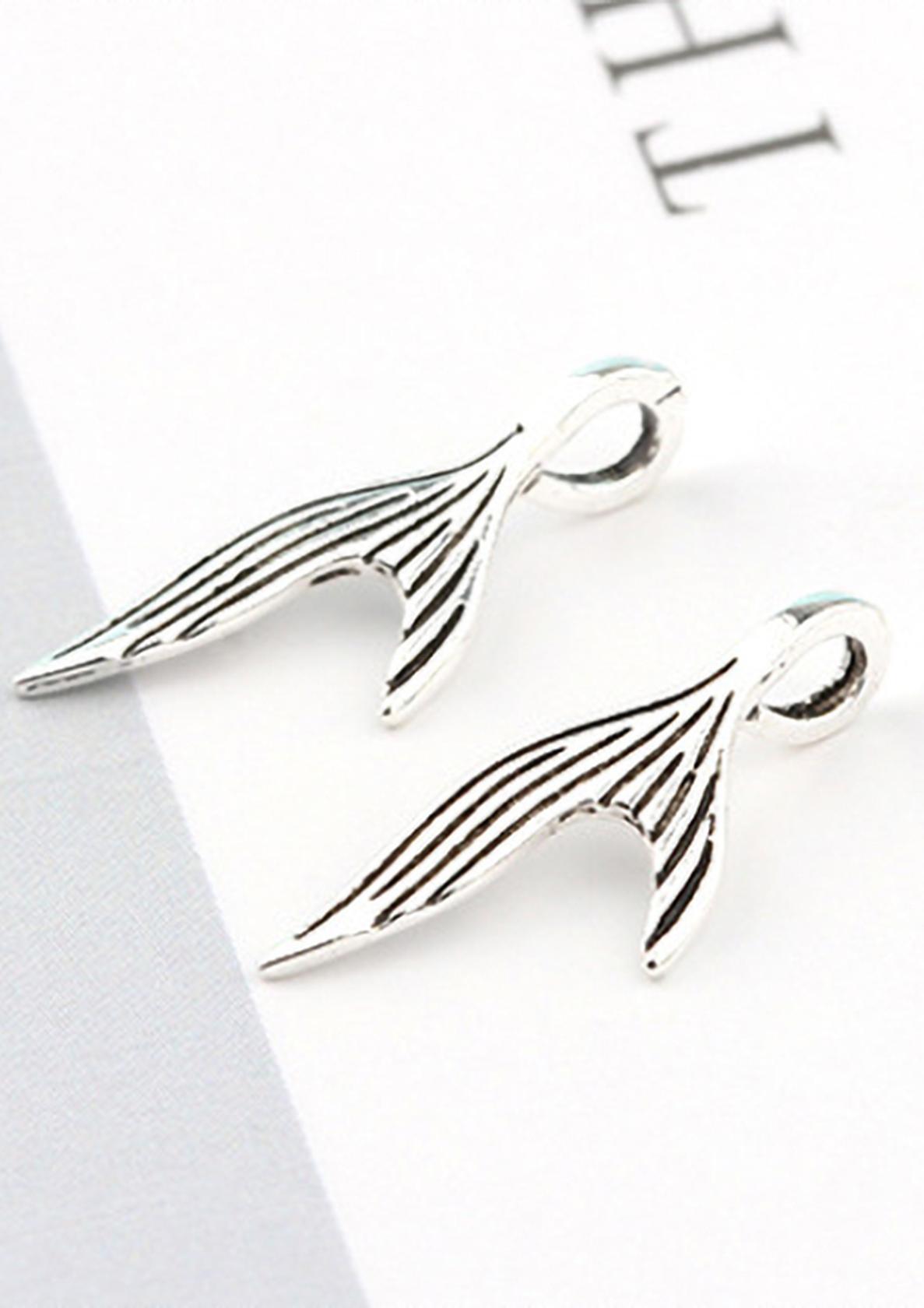 Combo 6 cái charm bạc đuôi cá treo - Ngọc Quý Gemstones