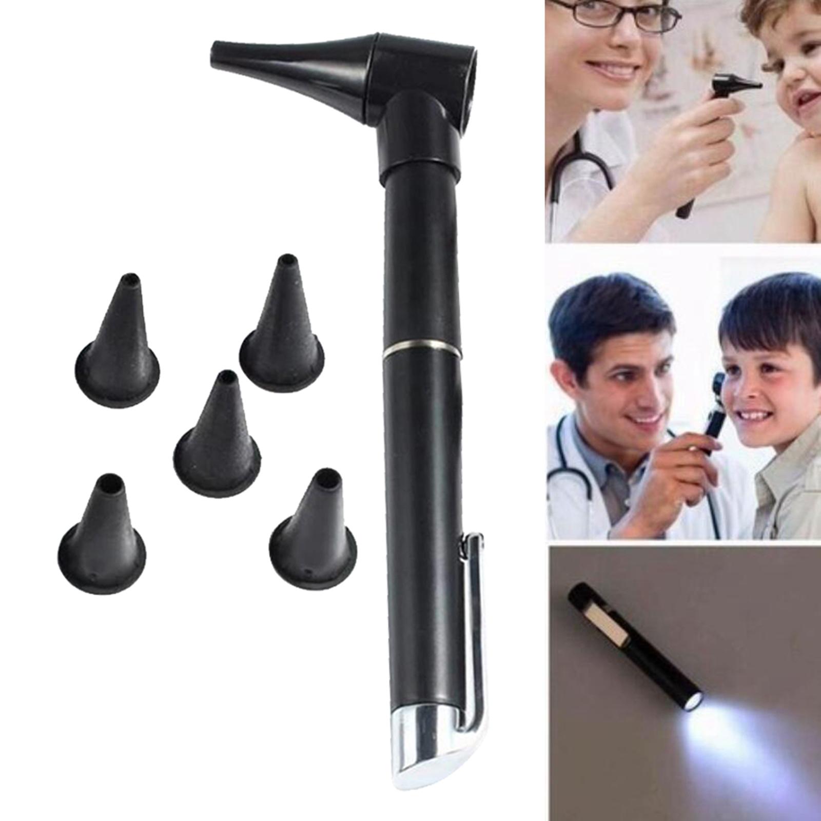Professional Mini Clinical Diagnostic Otoscope Pen Instruments Set New