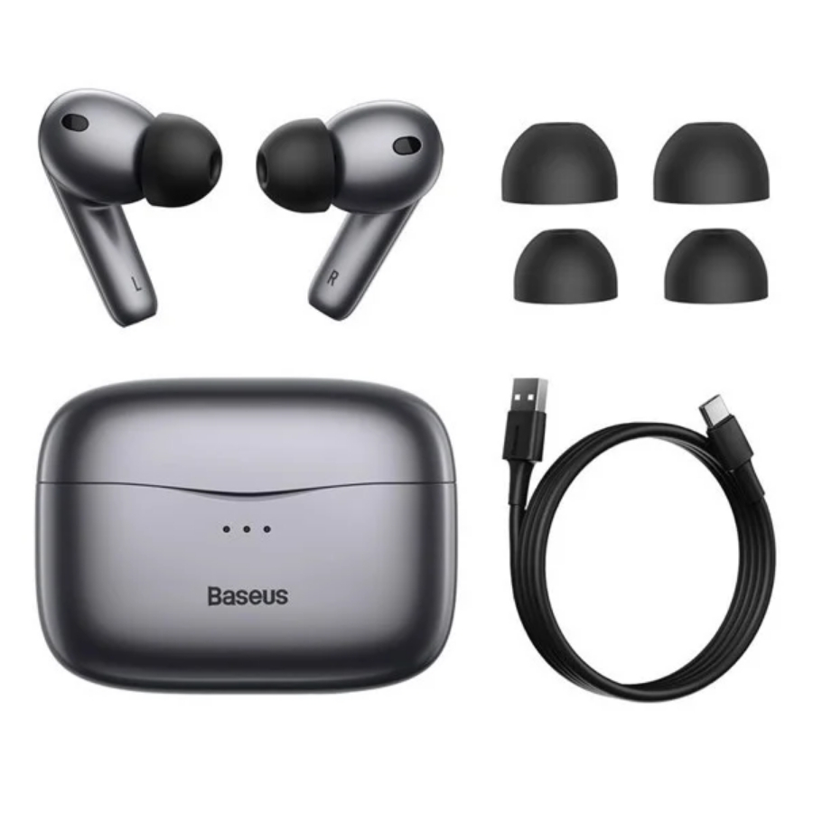 [Hàng Chính Hãng] Tai nghe chống ồn chủ động Baseus SIMU ANC S2 (Chống ồn chủ động, Xuyên Âm True Wireless Earphones) LVH003-WL