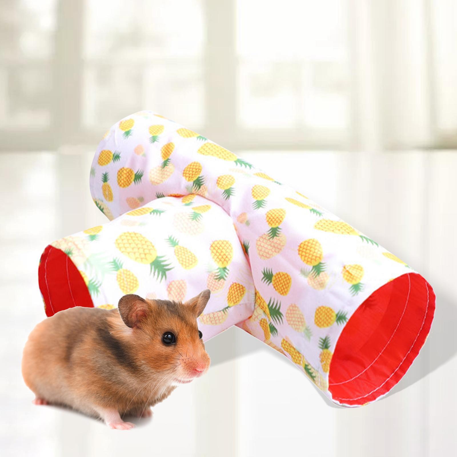Small Animal Play Tunnel, Pet Toy Tunnel for Hamster, Guinea Pig, Mice, Rats
