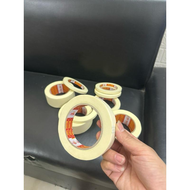 Băng Keo Giấy Cuộn Lớn Cố Định Dán Viền Tranh Vẽ Tên Ghi Chú Dài 50mét Độ Bám Dính Tốt Giấy Dẻo