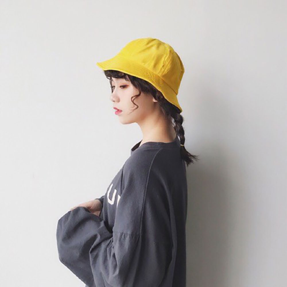 Nón bucket 2 mặt vành tròn trơn - mũ tai bèo Ulzzang phong cách, cá tính Unisex nam nữ