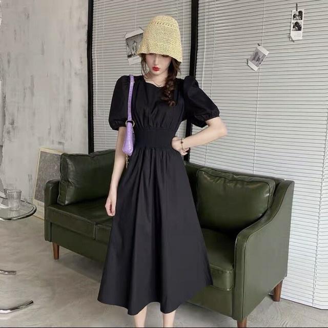 VÁY TAY NGẮN PHỒNG BẢNG EO GIGI DRESS - V056