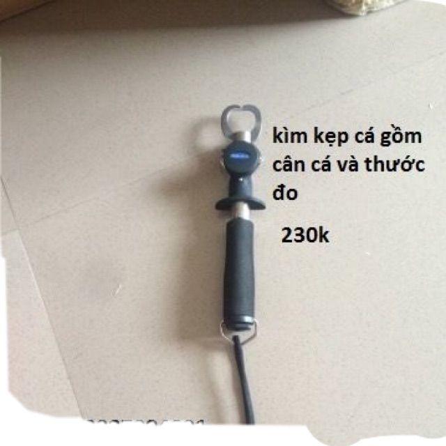 Kìm kẹp cá có cân và thước đo