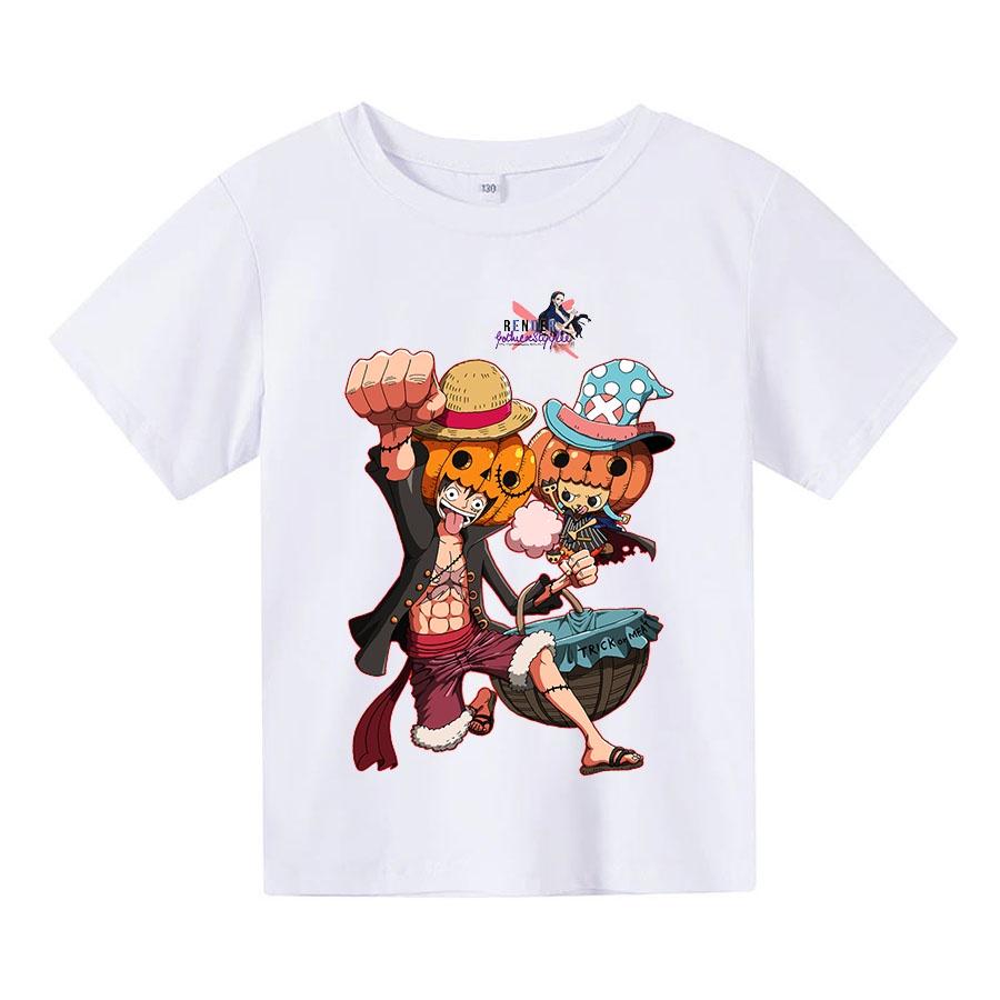 Áo thun trẻ em one piece luffy Có size người lớn, King Cotton