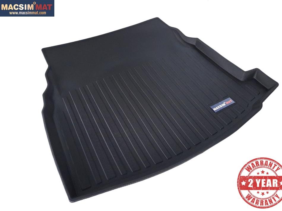 Thảm lót cốp Mercedes E400 2015-nay nhãn hiệu Macsim chất liệu TPV cao cấp màu đen