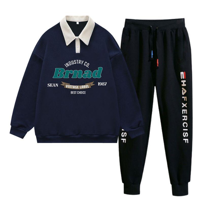 Bộ Nỉ Nam Thu Đông Áo Sweater Polo Phối Quần Dài Jogger Thời Trang Zenkonu TOP NAM 245 + QUAN NAM 1000069