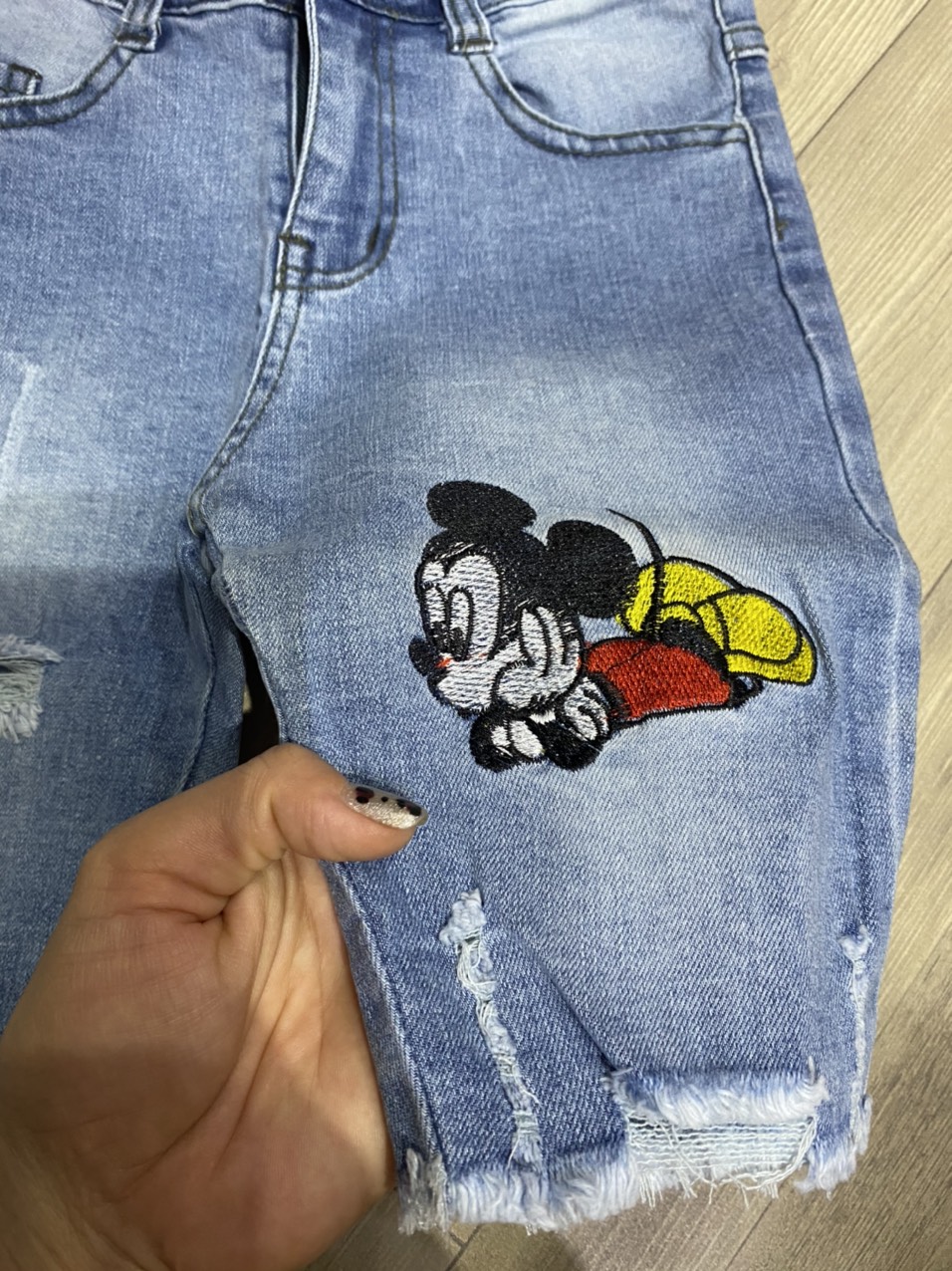 QUẦN JEANS NGỐ CHO BÉ GÁI