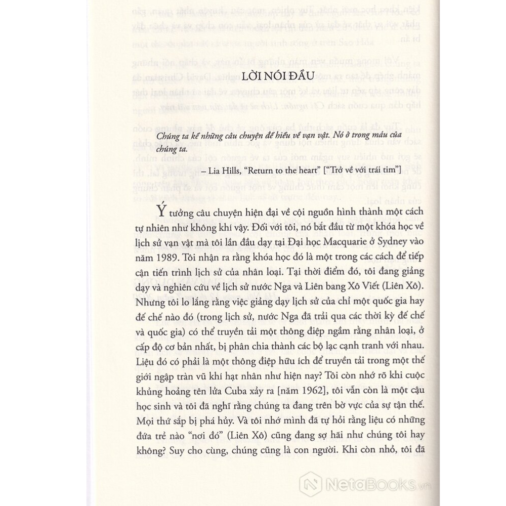 Sách Cội Nguồn - Lịch Sử Vĩ Đại Về Vạn Vật