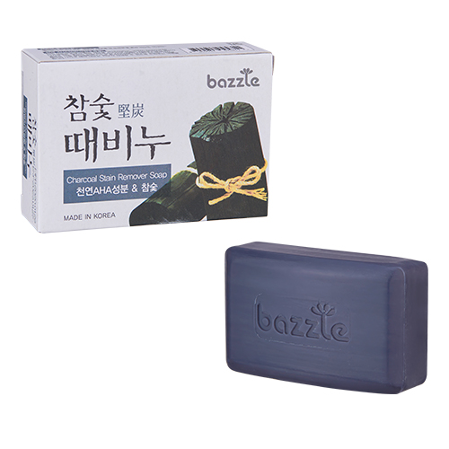 Xà bông tẩy da chết Than Hoạt tính Bazzle Hàn Quốc 100g - Phù hợp với mọi loại da.