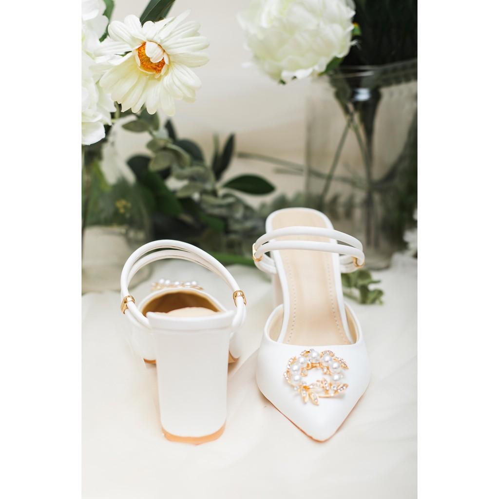 GIÀY CƯỚI - GIÀY CÔ DÂU BEJO H86 VÒNG NGUYỆT QUẾ - WEDDING SHOES