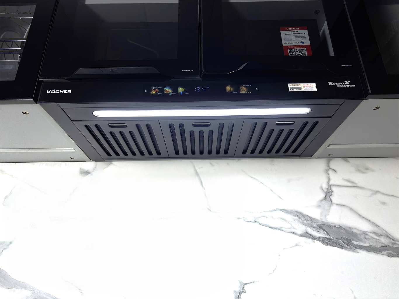 Máy Hút Mùi Kocher TURBO X3D-669D - Hàng Chính Hãng