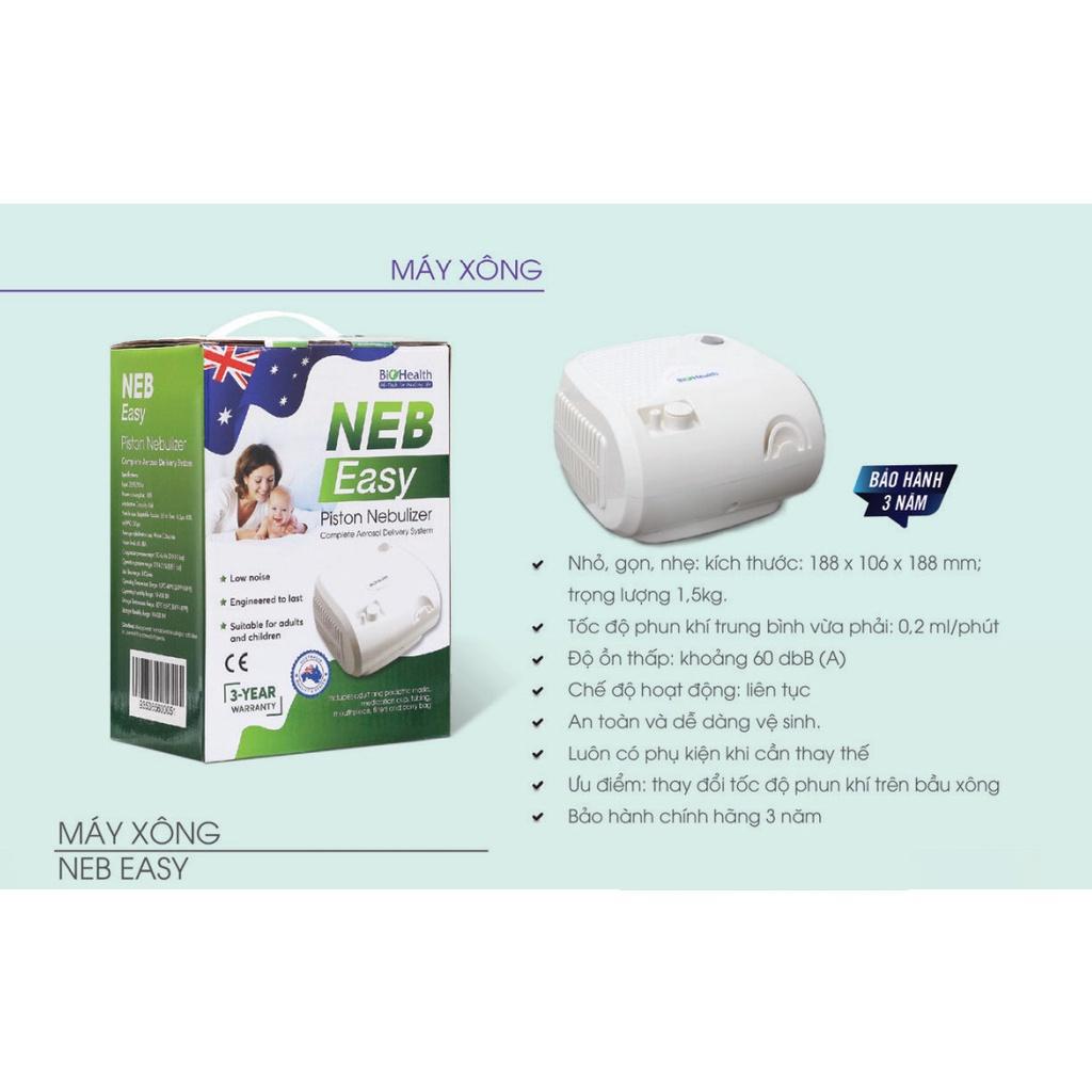 Máy xông khí dung BioHealth Neb Easy hạt nhỏ mịn tác động sâu hoạt động êm ái