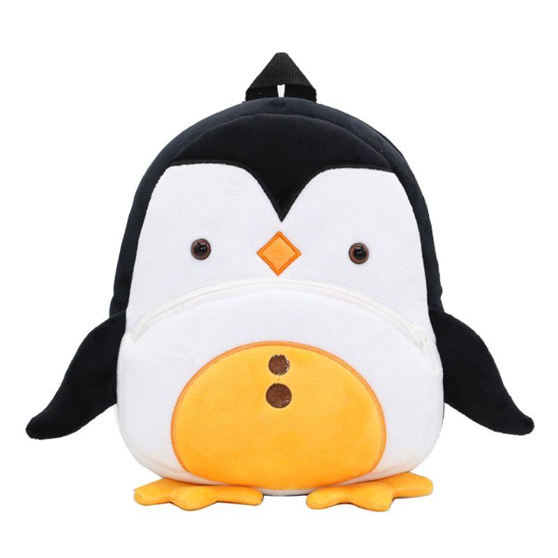 Dễ Thương Chim Cánh Cụt Cho Bé Ba Lô Mềm Sang Trọng Trẻ Em Schoolbag Ăn Đồ Chơi Túi 4XFF
