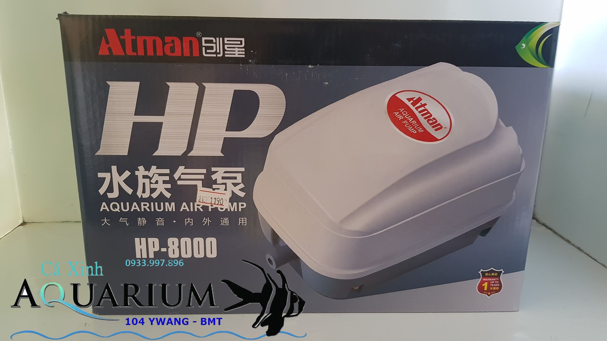 Atman HP - 8000 Máy sủi khí oxi hồ cá