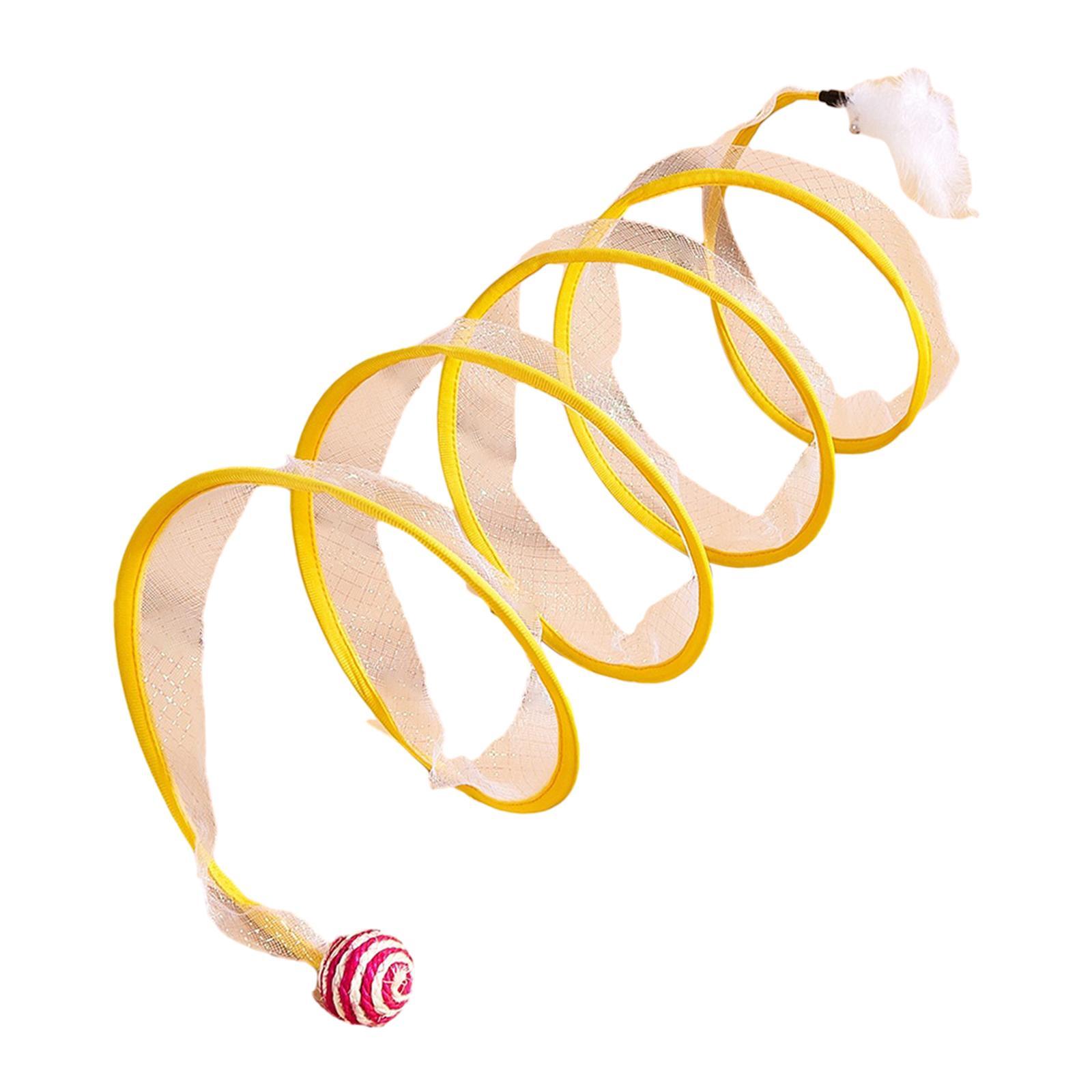 Interactive Cat Toy Collapsible Tubes Cat Tunnel Tube for Play Rabbit Kitten