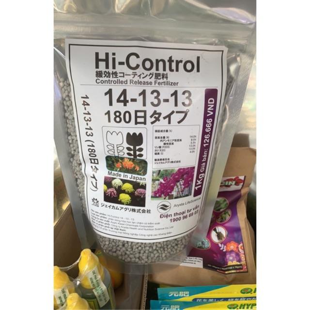 Phân chì tan chậm Nhật Bản 14-13-13 Hi Control gói 200gr gói tem