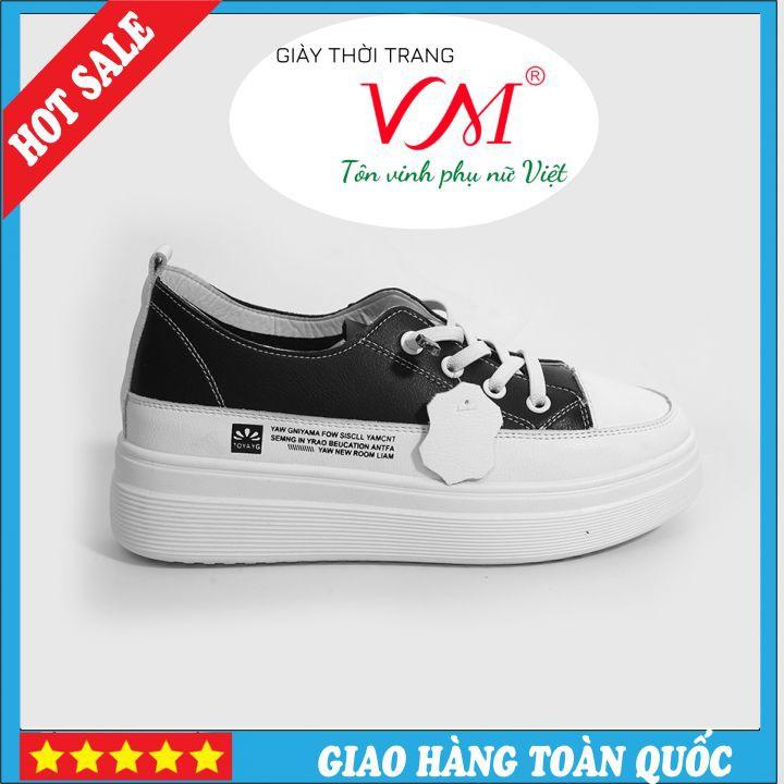 Giày Thể Thao Nữ, Chiều Cao 3CM, Da Thật Êm Ái, Bền Chắc Và Thời Trang - TT.P14103_ĐEN