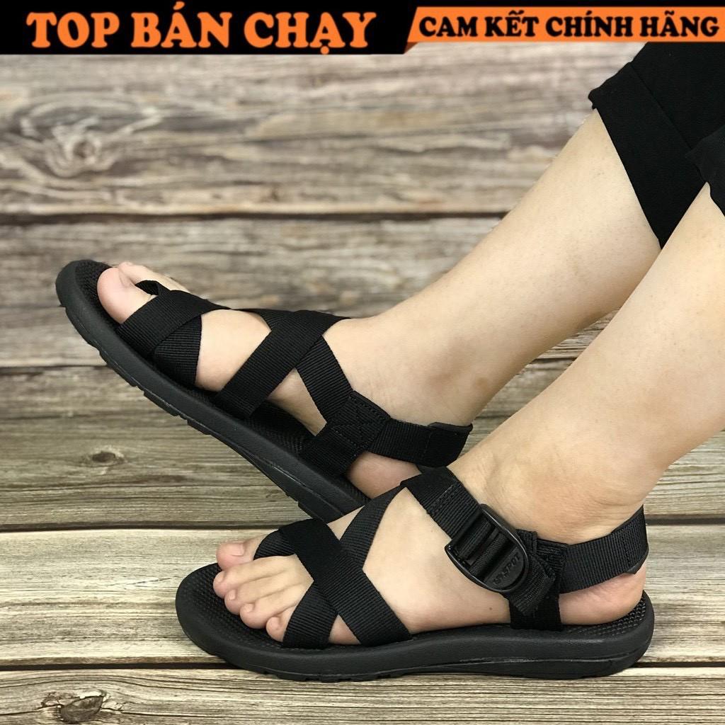 Giày Sandals Unisex HuuCuong &amp; TheHusk Xỏ Ngón Quai Dù Đế Cao Su - TH9