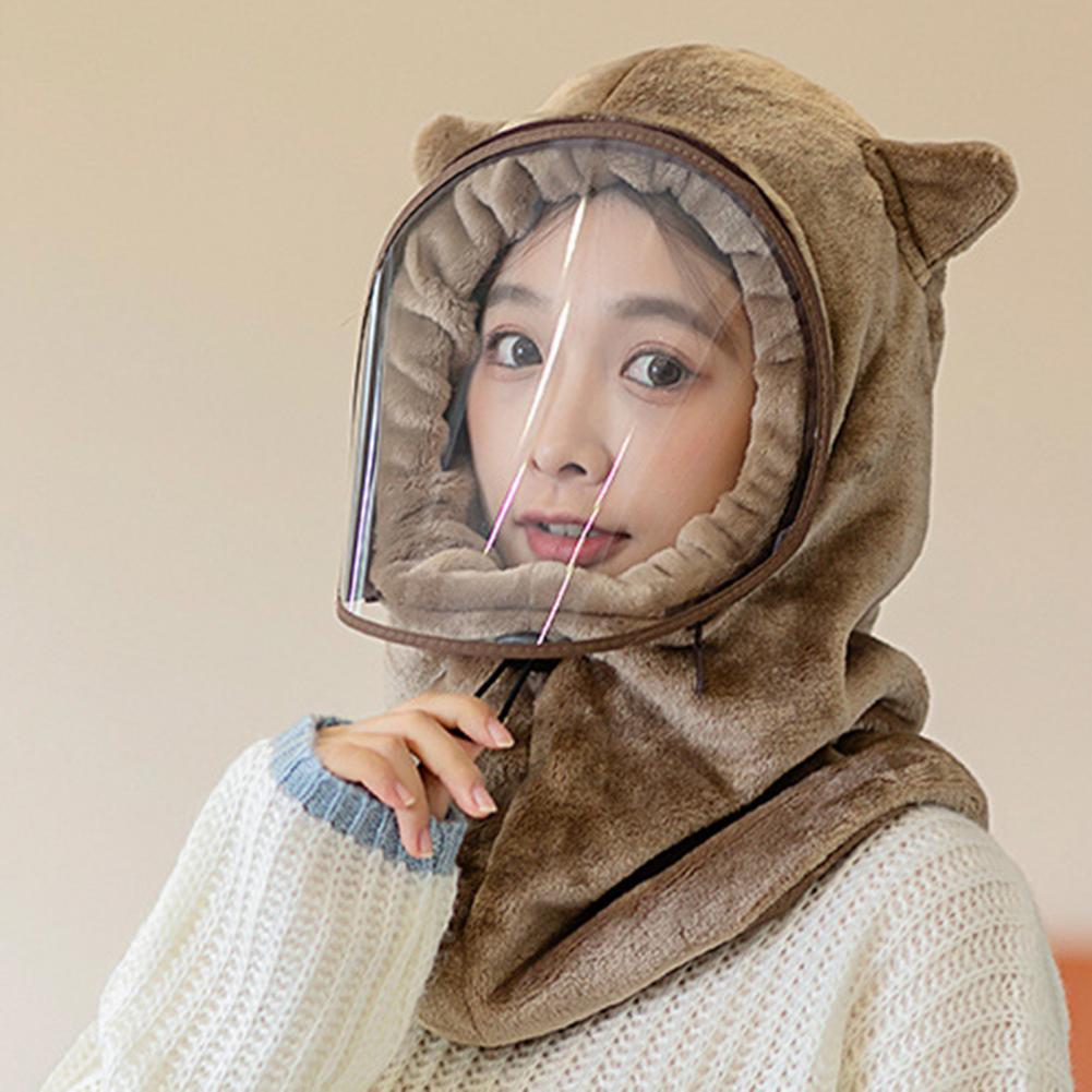 Mũ leo núi ngoài trời giữ cho áo len ấm áp Mũ núi mềm sang trọng cho phụ nữ đi trượt tuyết trượt tuyết nắp ca -pô Color: Coffee A